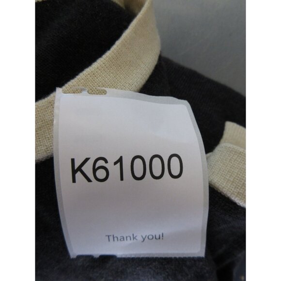 Coach Sweater Large Merino Wool Cardigan Button Up Pockets knit - Picture 10 of 10